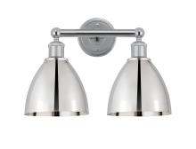  616-2W-PC-MBD-75-PC - Bristol - 2 Light - 17 inch - Polished Chrome - Bath Vanity Light