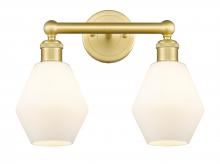  616-2W-SG-G651-6 - Cindyrella - 2 Light - 15 inch - Satin Gold - Bath Vanity Light