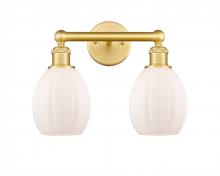 Innovations Lighting 616-2W-SG-G81 - Eaton - 2 Light - 15 inch - Satin Gold - Bath Vanity Light