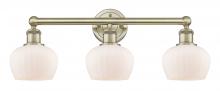  616-3W-AB-G91 - Fenton - 3 Light - 25 inch - Antique Brass - Bath Vanity Light