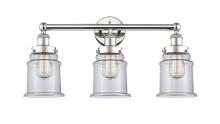  616-3W-PN-G182 - Canton - 3 Light - 24 inch - Polished Nickel - Bath Vanity Light