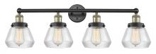  616-4W-BAB-G172 - Fulton - 4 Light - 34 inch - Black Antique Brass - Bath Vanity Light