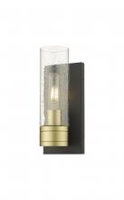  617-1W-BAB-G617-8SDY - Boreas - 1 Light - 5 inch - Black Antique Brass - Sconce