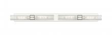  617L-4W-PN-G617-11SCL - Boreas - 4 Light - 51 inch - Polished Nickel - Bath Vanity Light