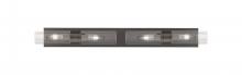  617S-4W-OB-G617-8SCL - Boreas - 4 Light - 39 inch - Oil Rubbed Bronze - Bath Vanity Light