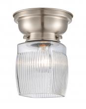  623-1F-SN-G302 - Colton - 1 Light - 6 inch - Brushed Satin Nickel - Flush Mount