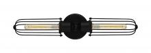  900-2W-BK-CE225-BK - Muselet - 2 Light - 22 inch - Matte Black - Bath Vanity Light