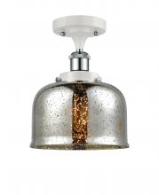 Innovations Lighting 916-1C-WPC-G78-LED - Bell - 1 Light - 8 inch - White Polished Chrome - Semi-Flush Mount