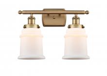 Innovations Lighting 916-2W-BB-G181 - Canton - 2 Light - 16 inch - Brushed Brass - Bath Vanity Light