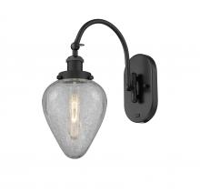 Innovations Lighting 918-1W-BK-G165-LED - Geneseo - 1 Light - 7 inch - Matte Black - Sconce