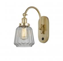  918-1W-SG-G142 - Chatham - 1 Light - 7 inch - Satin Gold - Sconce