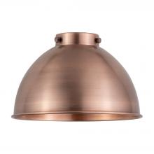  MFD-10-AC - Derby Light 10 inch Antique Copper Metal Shade