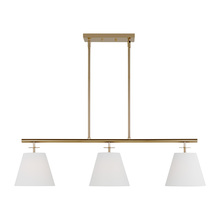 Generation Lighting 3002003-848 - Crestgrove Three Light Linear Chandelier