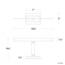 Modern Forms US Online PL-38518-35-AB - Diver Picture Light