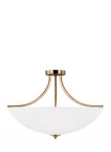 Generation Lighting 7716504-848 - Geary Large Four Light Semi-Flush Convertible Pendant