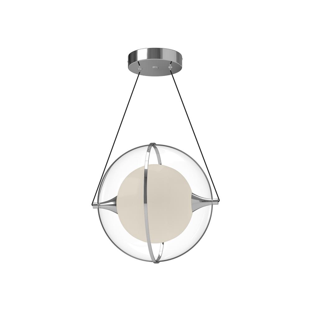 Aries 12-in Chrome LED Pendant