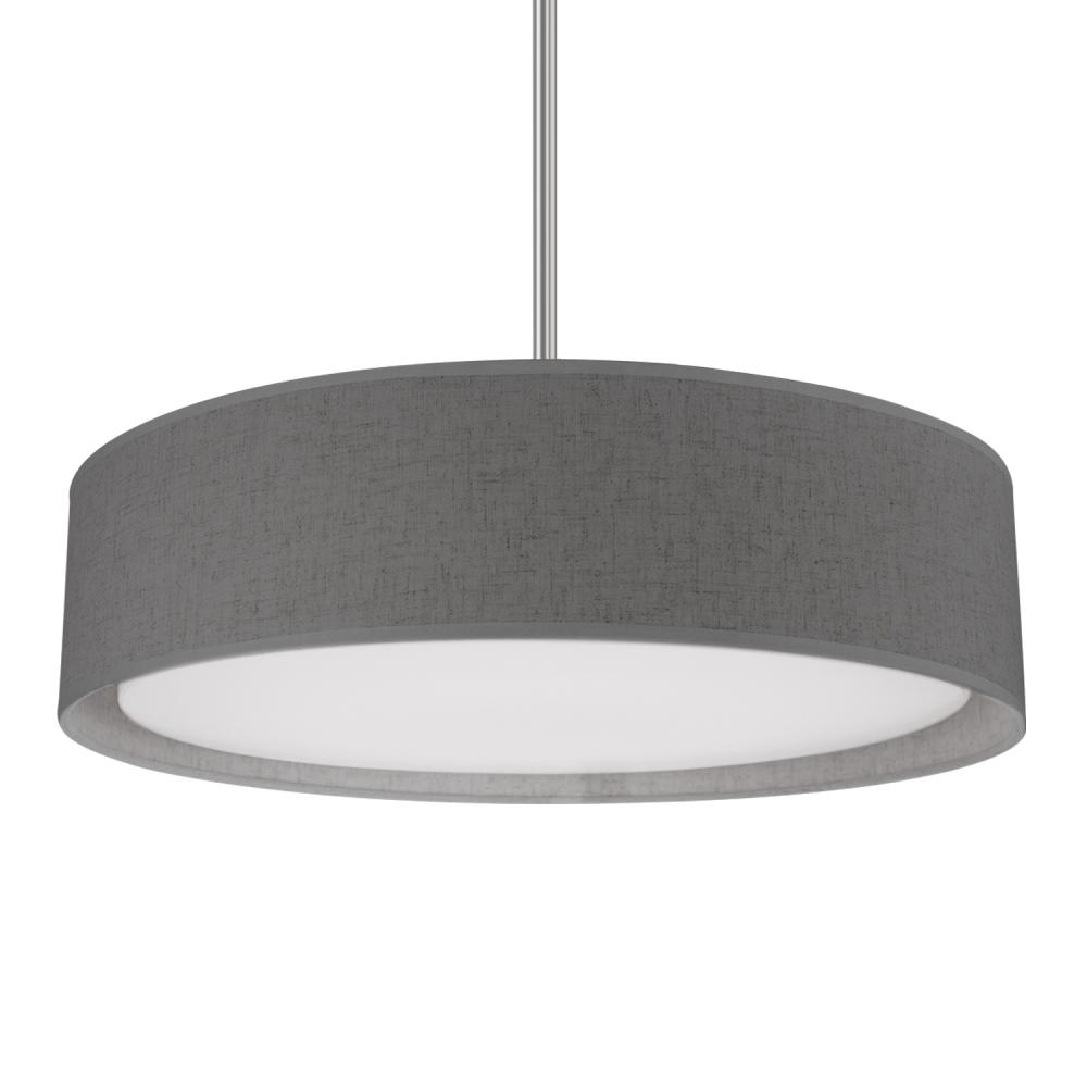 Dalton 20-in Gray LED Pendant