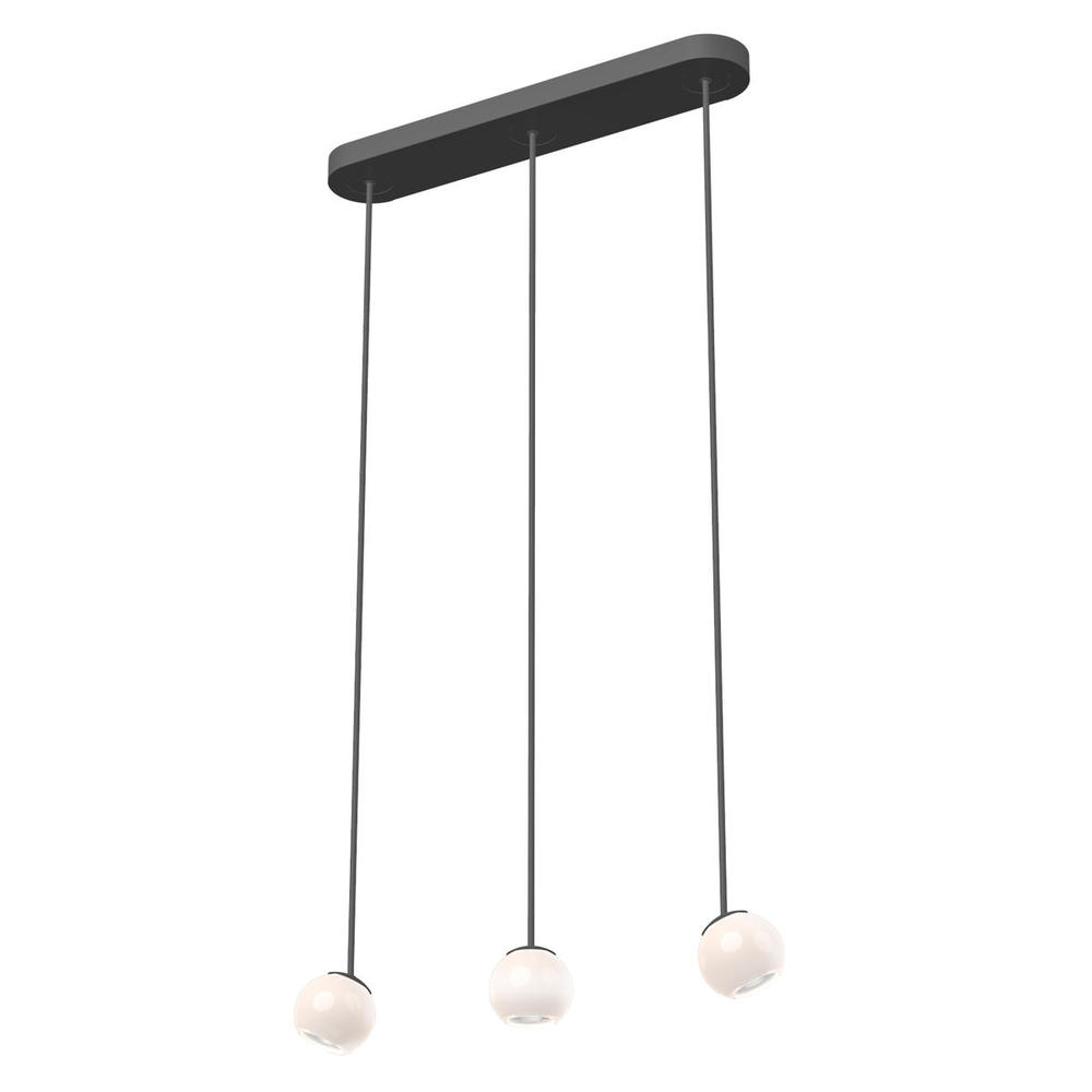 Europa Black LED Multi Pendant