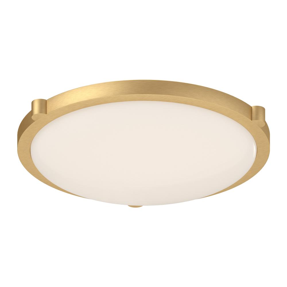 Floyd 17-in Brushed Gold LED Flush Mount