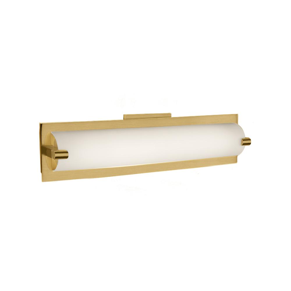 Lighthouse 18-in Brushed Gold LED Vanity