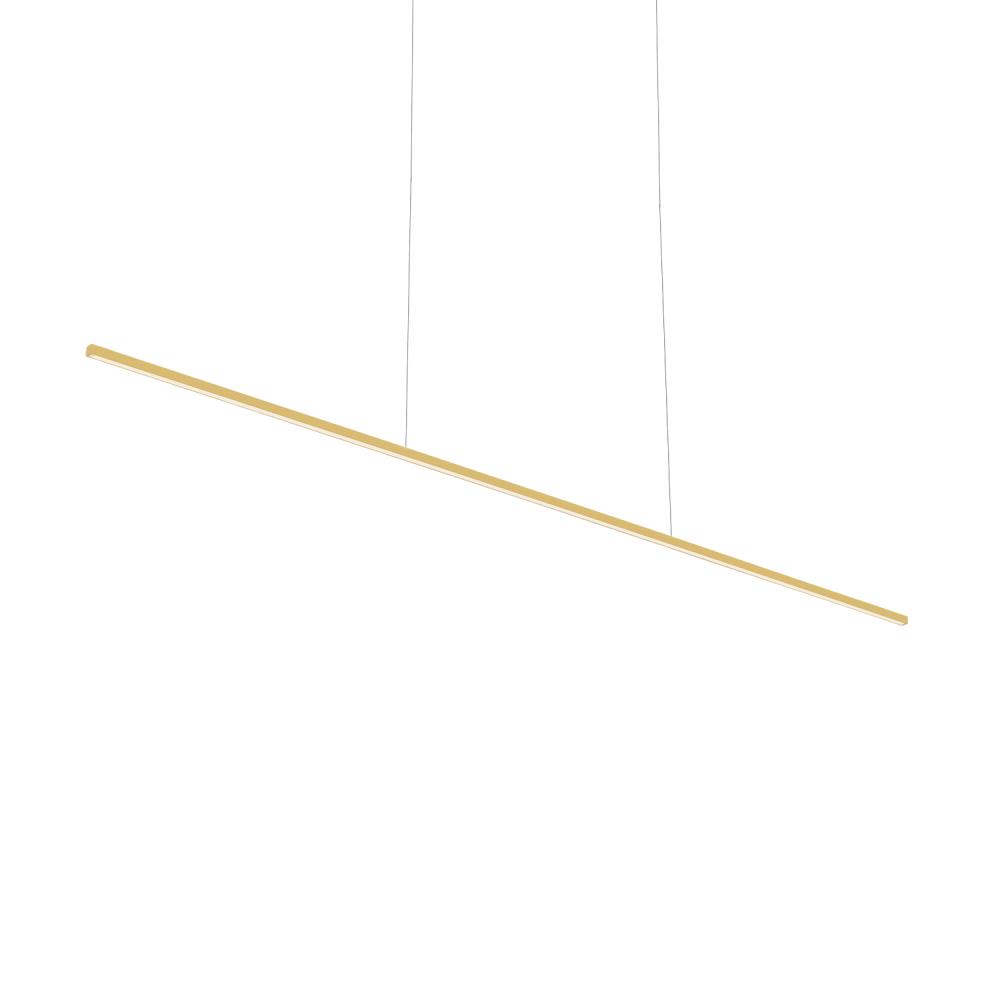 Vega Minor 60-in Brushed Gold LED Linear Pendant