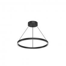  PD87124-BK - Cerchio 24-in Black LED Pendant