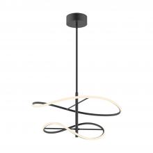  PD96424-BK - Collide 24-in Black LED Pendant