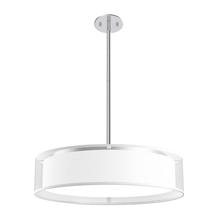  PD7920-WOR - Dalton 20-in White Organza LED Pendant