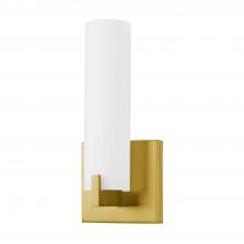  601484BG-LED - Elizabeth 12-in Brushed Gold LED Wall Sconce