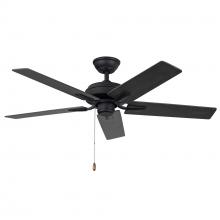  CF78752-MB-NLP - Erikson 52-in Matte Black FAN Ceiling Fan