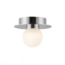  FM15506-CH-UNV - Elixir 6-in Chrome LED Flush Mount