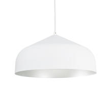  PD9117-WH/SV - Helena 17-in White/Silver LED Pendant