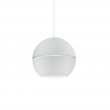  494016-WH - Lucas 16-in White 1 Light Pendant