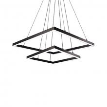  MP62255-BK - Piazza - Multi-Pendant with Powder Coated Extruded Aluminum