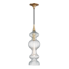  1600-AGB-CL - 1 LIGHT PENDANT WITH CLEAR GLASS