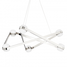  2738-PN - 6 LIGHT CHANDELIER