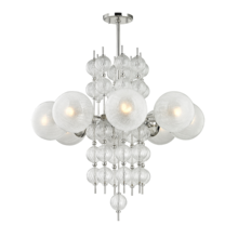  6433-PN - 8 LIGHT CHANDELIER