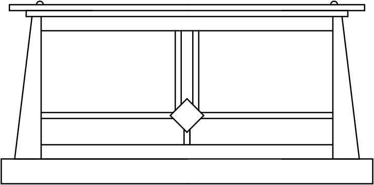 15" Aberdeen column mount