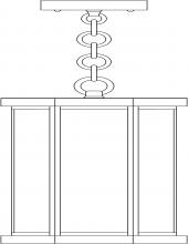 Arroyo Craftsman LYH-7FL-RC - 7" Lyon Pendant