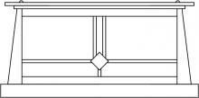 Arroyo Craftsman ABC-15TN-MB - 15" Aberdeen column mount