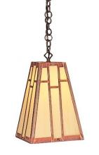 Arroyo Craftsman AH-8F-VP - 8" asheville hanging pendant