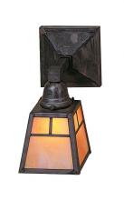 Arroyo Craftsman AS-1TF-AC - a-line shade one light sconce with t-bar overlay