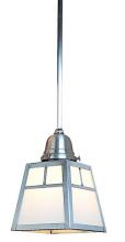 Arroyo Craftsman ASH-1TF-MB - a-line shade one light stem mount pendant with t-bar overlay