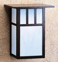 Arroyo Craftsman HS-12EF-MB - 12" huntington sconce with roof and no overlay (empty)