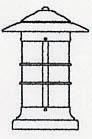 Arroyo Craftsman NC-9LWO-P - 9" newport long body column mount