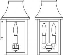 Arroyo Craftsman PRW-7CLR-MB - 7" Providence flush wall mount