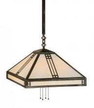 Arroyo Craftsman PSH-18GW-RB - 18" prairie stem hung pendant