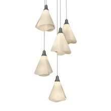  131122-SKT-LONG-20-SH1987 - Mobius 5-Light Pendant