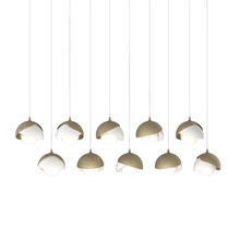  131205-SKT-LONG-84-02-GG0711 - Brooklyn 10-Light Double Shade Pendant