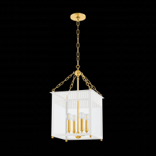 Mitzi by Hudson Valley Lighting H932704S-AGB/SCR - ROSALIE LANTERN